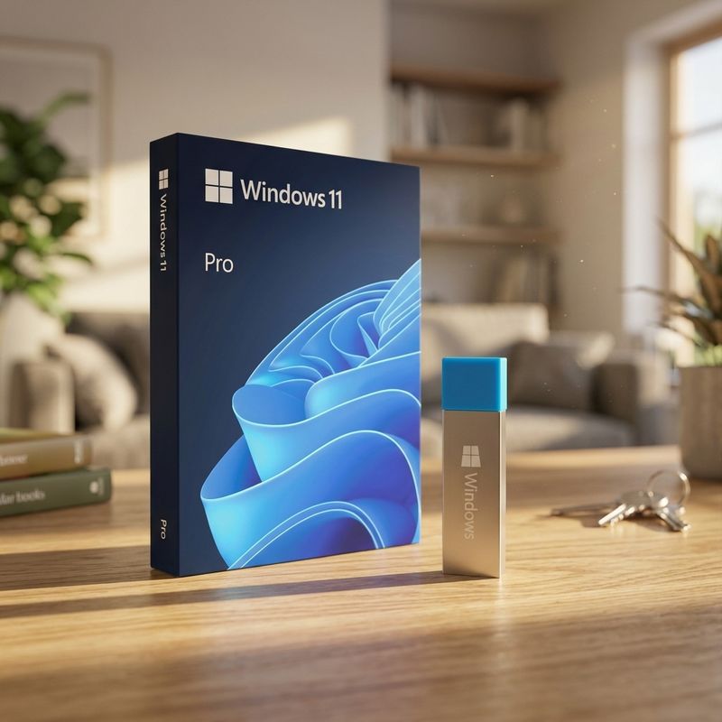Windows 11 Pro USB drive, English version, OEM key, 100% globally activated online