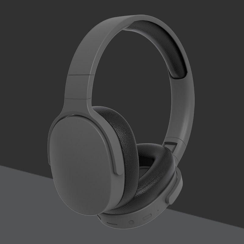Over-ear Bluetooth headphones with long wireless battery life, compatible with various smartphones