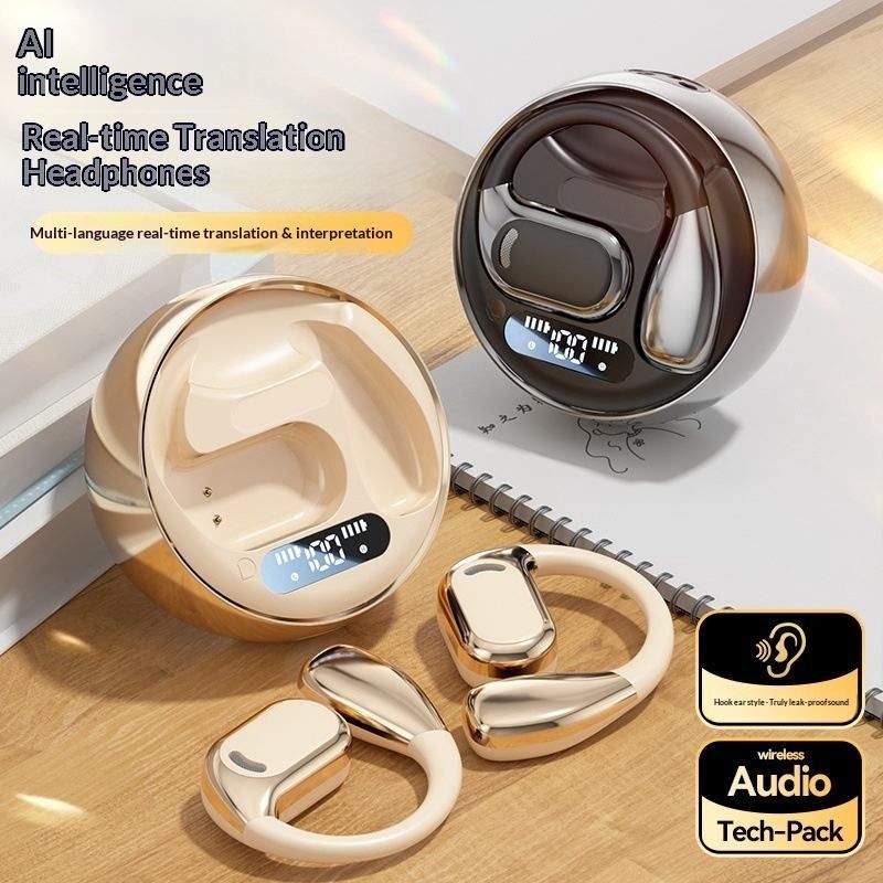 M76 Air Conduction Bluetooth Headphones, Smart Translation Ear-Hung Bluetooth Earphones with Ultra-Long Battery Life, OEM Customization Available, In Stock
