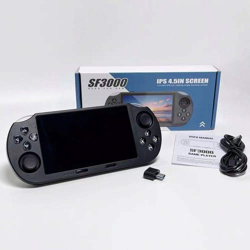 The handheld game console SF3000, a nostalgic GBA arcade handheld game console, supports wireless dual - player gamepads.