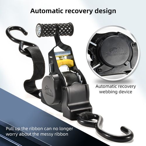 Automatic Retractable Tightener Straps, Luggage Ropes, Motorcycle Straps, Fixing and Tightening Straps