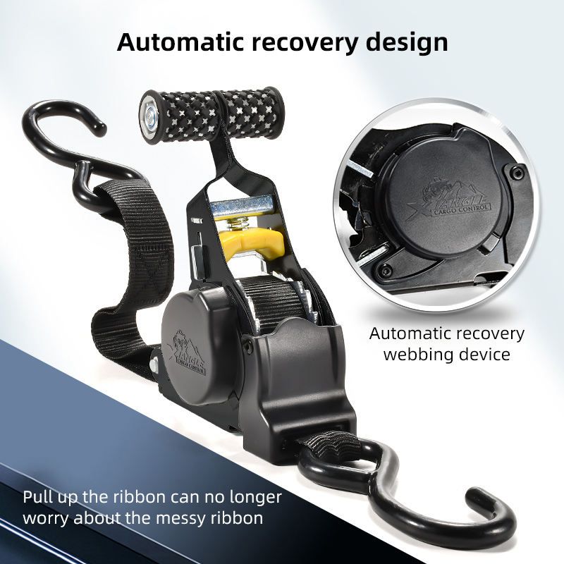 Automatic Retractable Tightener Straps, Luggage Ropes, Motorcycle Straps, Fixing and Tightening Straps