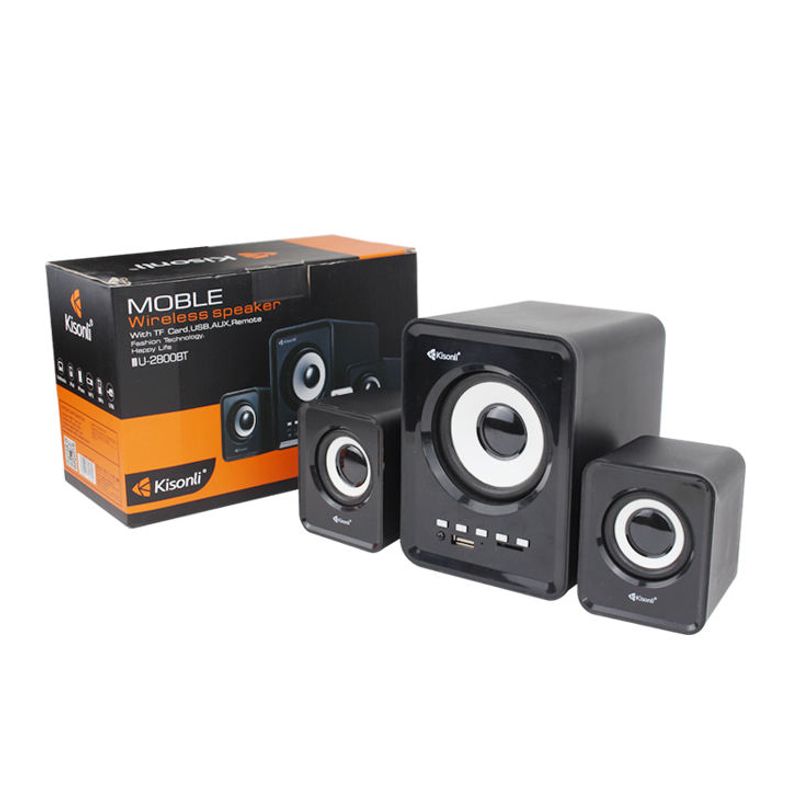 KisonliUSB2.0 Computer Speaker Desktop Audio 2.1 USB Speaker Subwoofer speakers