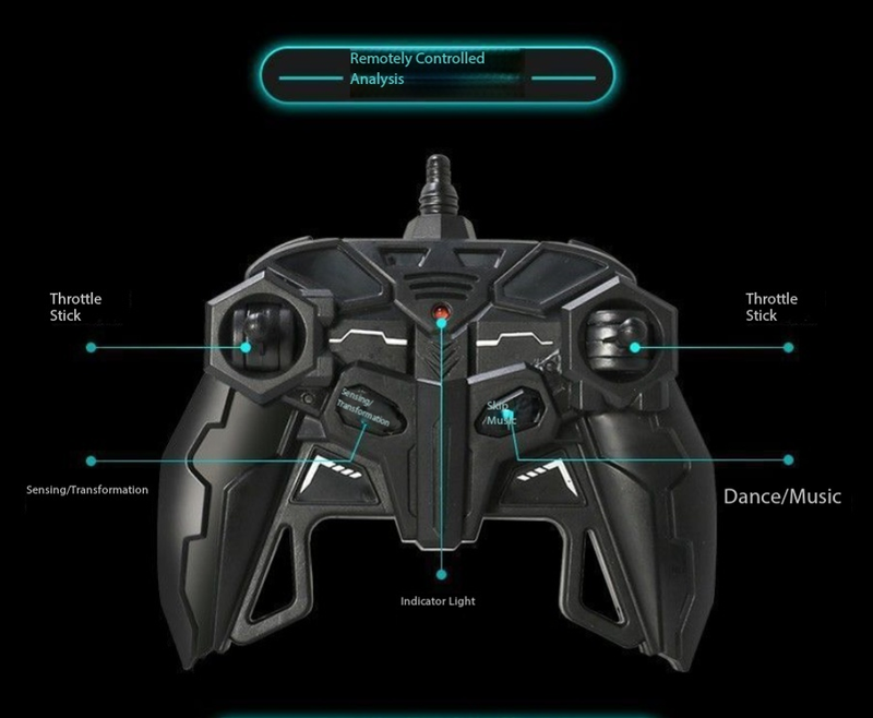 Lamborghini, somatosensory deformable remote control car, children's rechargeable electric racing car, King Kong robot, boys' toy cars