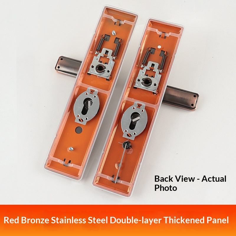 Available in various styles and colors, square tongue multi-functional stainless steel lock body, cylindrical anti-jam gear, double active double quick smart anti-theft door lock body