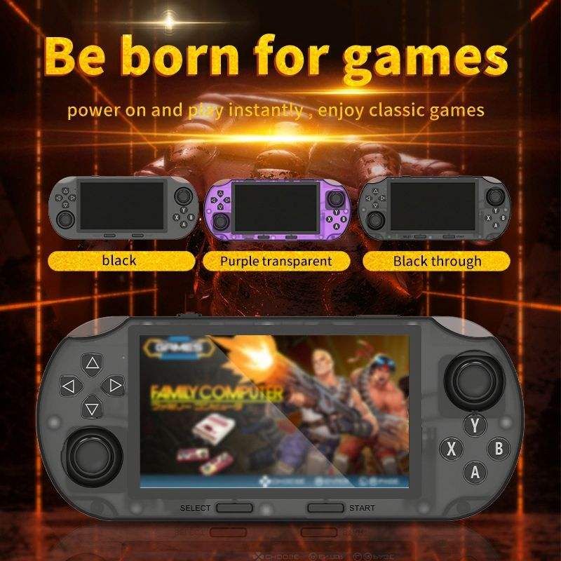 The handheld game console SF3000, a nostalgic GBA arcade handheld game console, supports wireless dual - player gamepads.