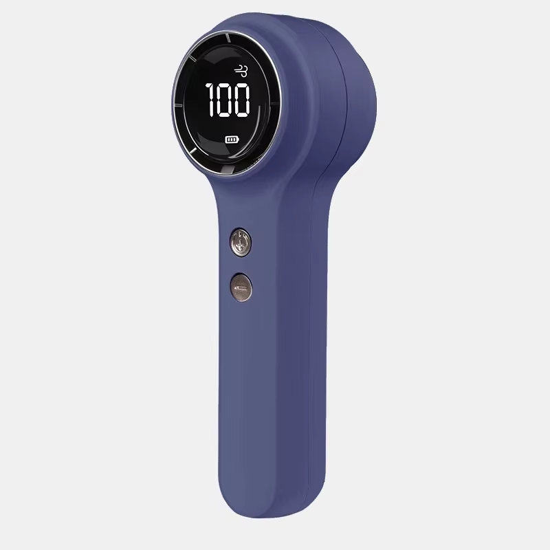 High-Speed Portable Desktop Fan, Long Battery Life, Quiet Operation, Digital Display Model — Outdoor Use, ABS Plastic Material