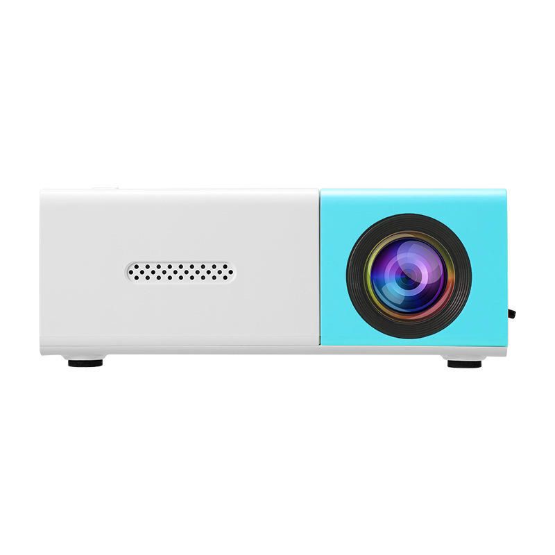 Home theater CRT projector, 1080P high-definition image quality, mini portable design, built-in 3D function, compatible with mobile phones and TVs