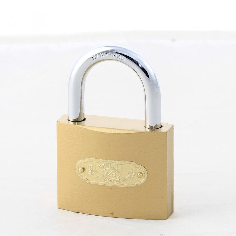 Imitation copper lock, cabinet lock, dormitory student door lock, passkey lock, single key lock, household imitation copper small padlock, thin type imitation copper padlock