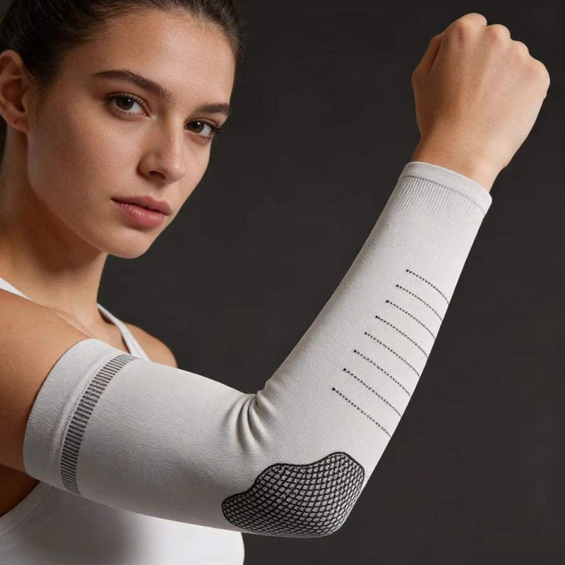 Buy one get one free, unisex outdoor sun protection ice sleeves, seamless ice silk arm guards specially designed for summer driving, fishing, road cycling and sports
