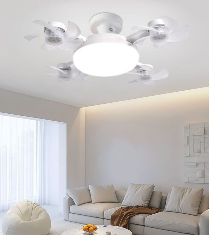 Remote Control for Home Living Room Bedroom Fan and Lights LED Lamp Smart LED Ceiling Fan