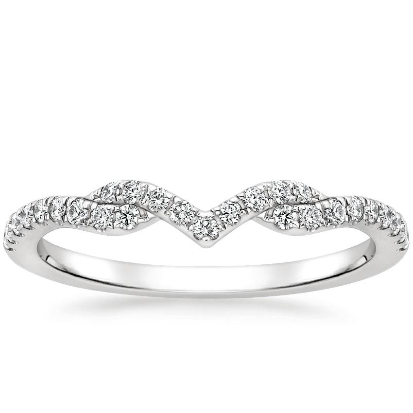 Average Cost Engagement Ring Australia  0.20ct Wedding Band, Delicate Half Eternity Ring