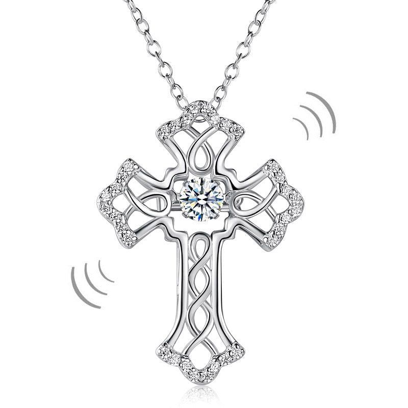 Average Cost Of Wedding In Singapore  Dancing Stone Cross Pendant, Sterling Silver