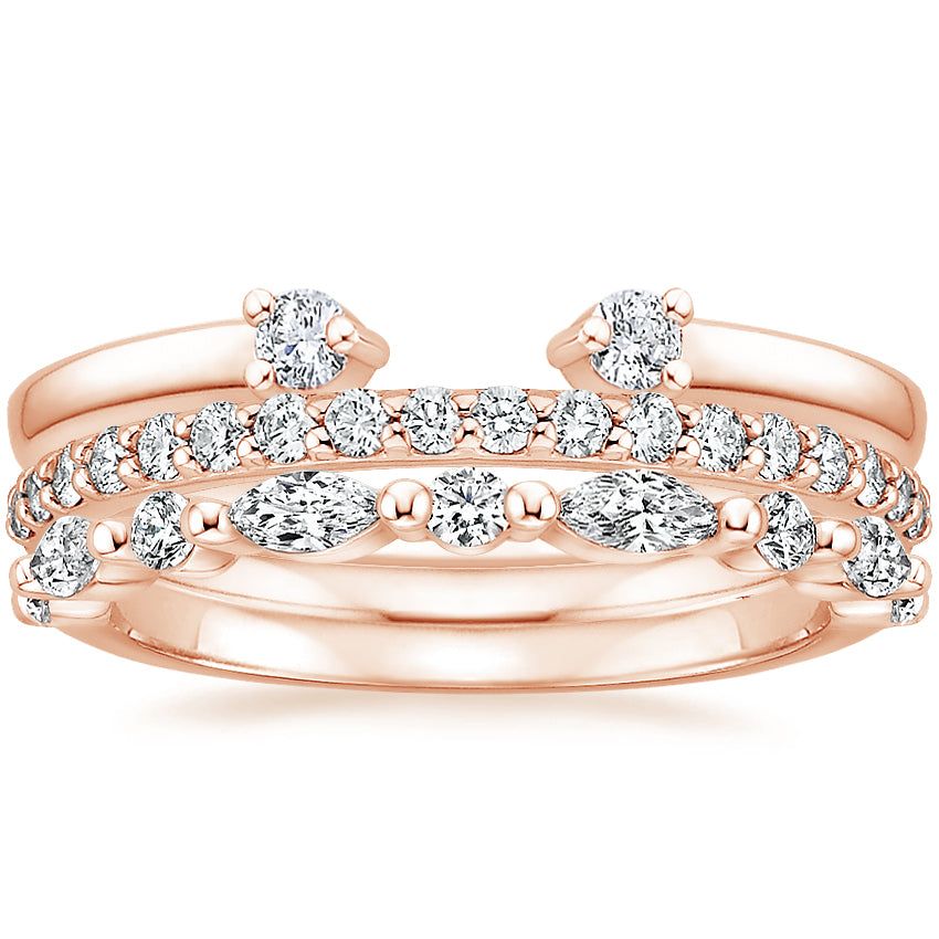 Cost Of Wedding Singapore  0.65ct Wedding Band Set, Half Eternity Rings