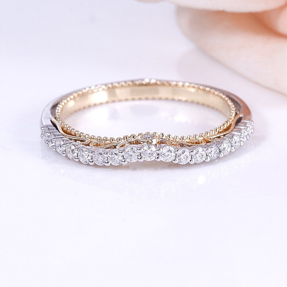 Male Engagement Rings Australia  0.75ct Wedding Band, Vintage Design Half Eternity Ring