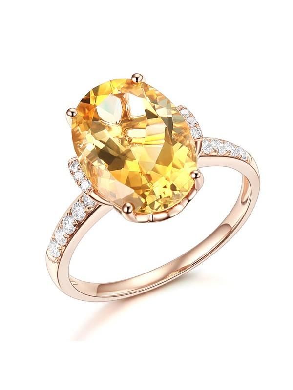 Wedding Ring Saudi Arabia  5.20ct Oval Cut Luxury Citrine Dress Ring, Available in All Metals