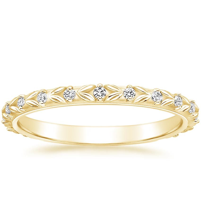 Average Cost Engagement Ring Australia  0.18ct Wedding Band, Delicate Half Eternity Ring, Available in Moissanite or Diamond in Any Metal