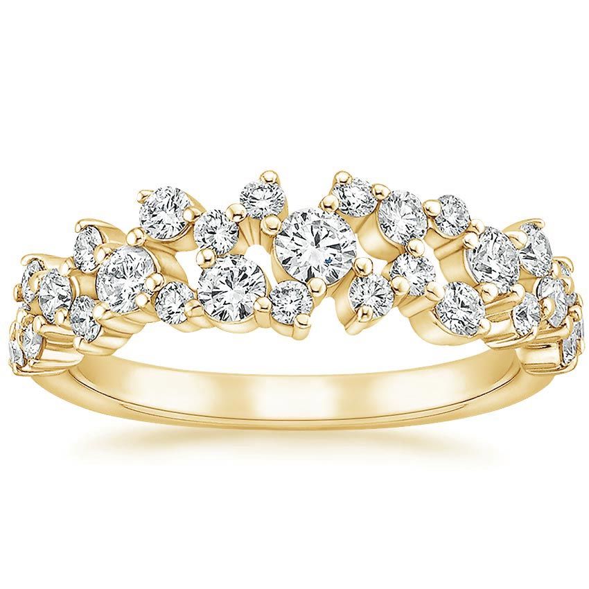 Cost Of Wedding Singapore  0.65ct Wedding Band, Delicate Half Eternity Ring