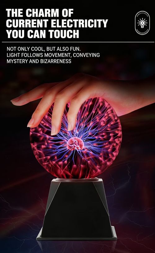 🔋 ⚡  Bestselling USB Voice-Control Light⚡  Plasma Magic Ball  ⚡ Static Sphere with Touch Activation