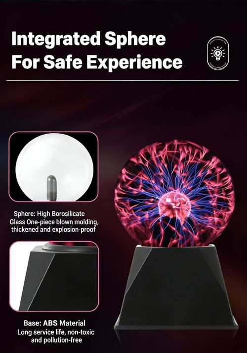 🔋 ⚡  Bestselling USB Voice-Control Light⚡  Plasma Magic Ball  ⚡ Static Sphere with Touch Activation