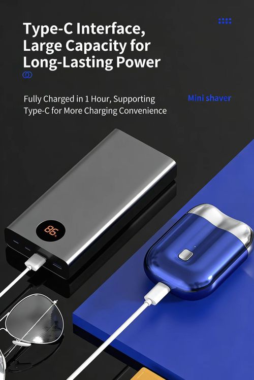 🔥🔥New Magnetic Dual-head Electric Shaver | Mini, Waterproof & Rechargeable for Travel