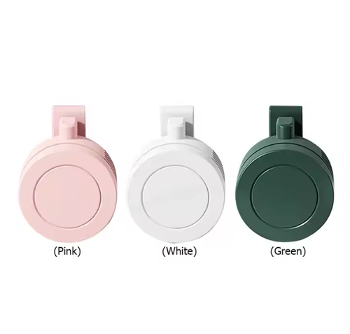3 Speed Silent Portable Neck Waist Fan USB Rechargeable Clip on Design for Outdoor Sports and Office Use