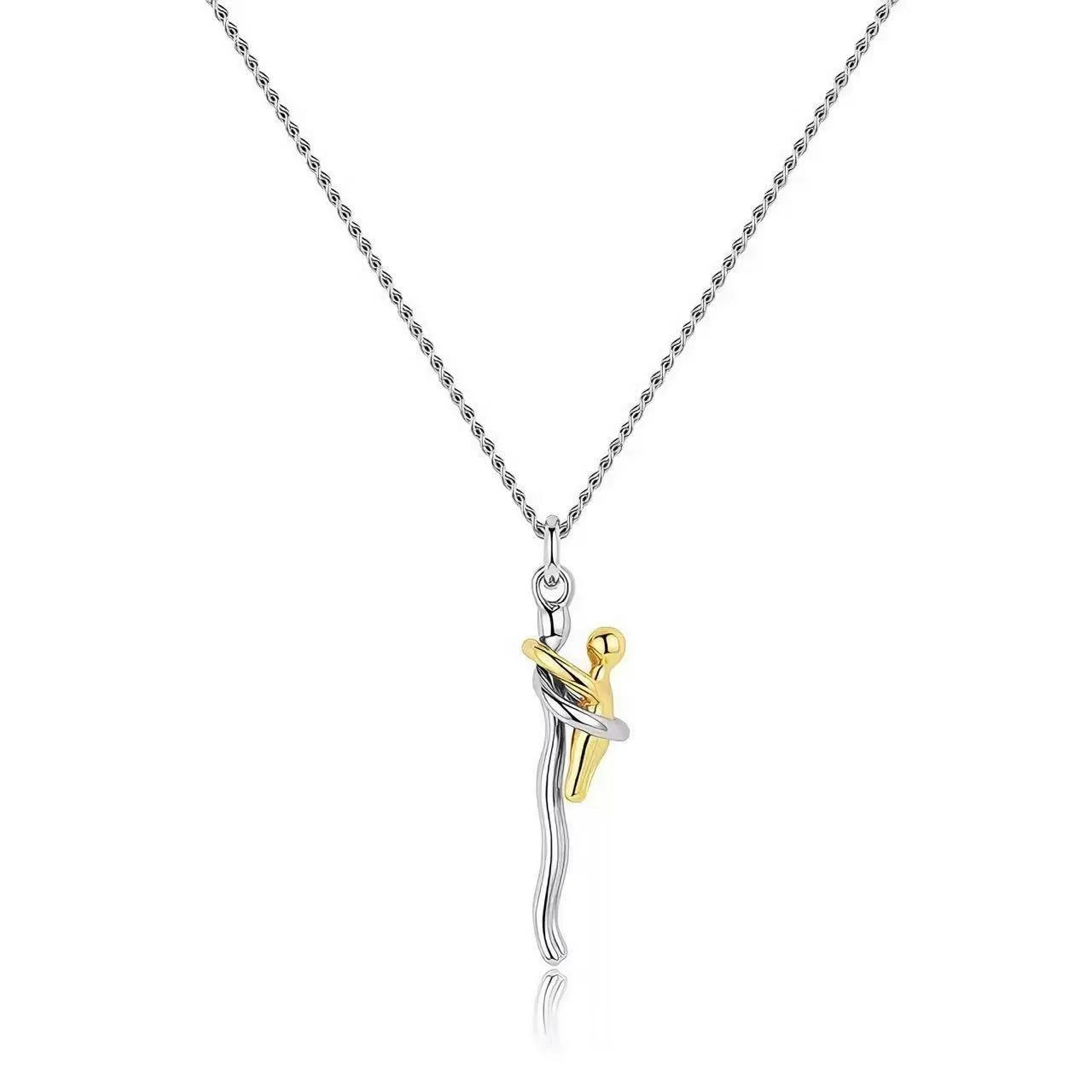 Hug  charm necklace