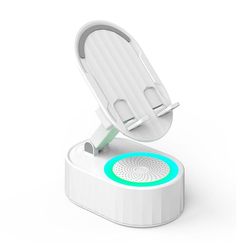 Induction NFC Speaker with Phone Stand Wireless Induction Audio Phone Stand with Power Bank 3 in 1Desktop Lazy Cell Phone Stand