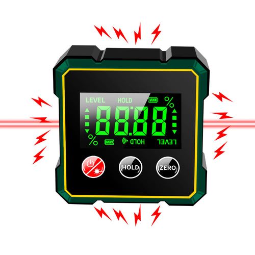 Measurement Range 4*90° Accuracy 0.1° Digital Angle Tool Level Box Angle Finder Bevel Gauge Cube Protractor Inclinometer