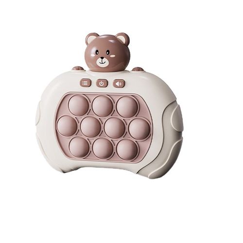 Hot Selling Kids Decompress Press Music Whack-a-mole Game Console Educational LCD Screen Pop Quick Push Speed Game Oys