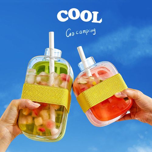 2-in-1 Touchless Ice Cube Water Bottle