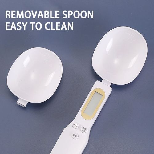 Smart Home Mini Spoon Digital Kitchen Scale Electronic LCD Food Scale 0.1-500g Flour Milk Coffee Powder Weight Measure Spoon