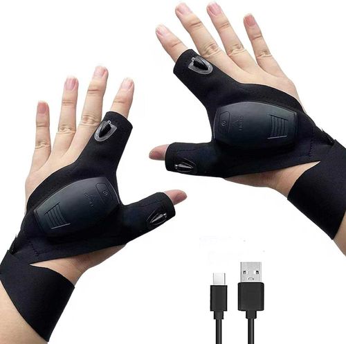 LED Finger Light Gloves
