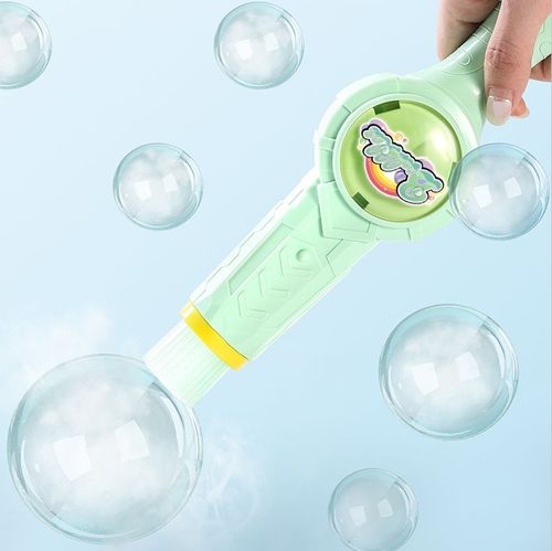 Premium smoke bubble wand with LED lights & long battery life for festivals, parties & family adventures