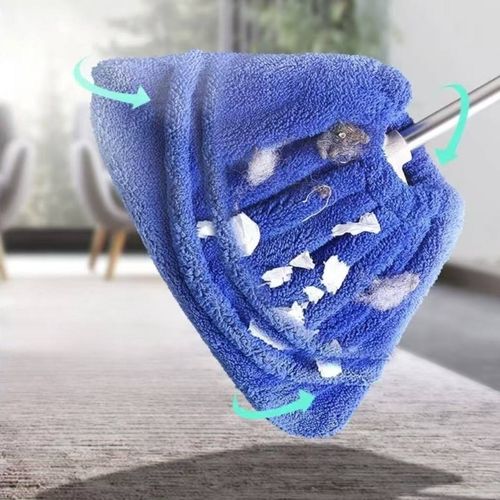 Lazy Cleaning Broom Cover - Wet & Dry Mop Head, Water Absorbent Cleaning Cloth for Home Sweeping