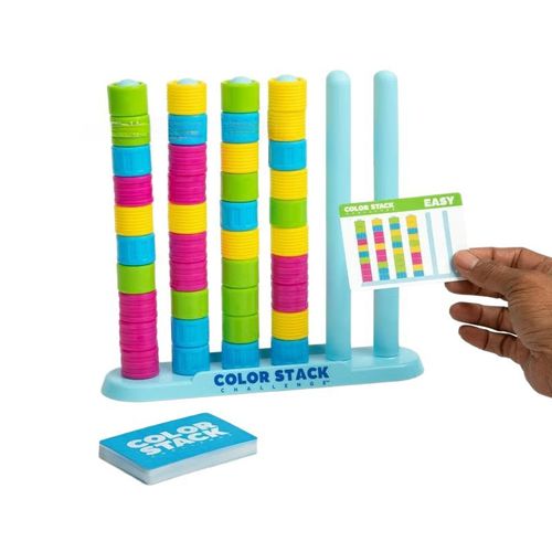New color stack challenge fun puzzle party game for kids&adults