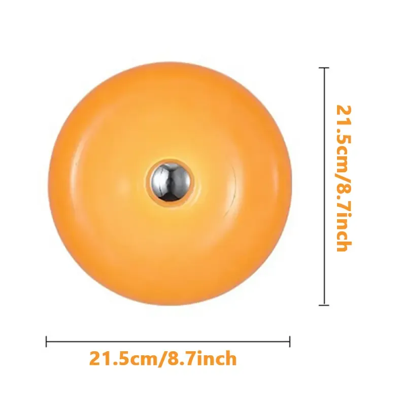 Rechargeable Donut LED Lamp | 3-Color Temperature Night Light for Bedroom & Desk, Dimmable, USB Charged, Modern Decor