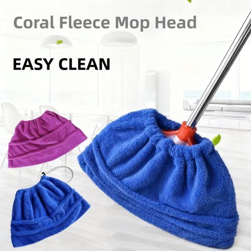 Lazy Cleaning Broom Cover - Wet & Dry Mop Head, Water Absorbent Cleaning Cloth for Home Sweeping