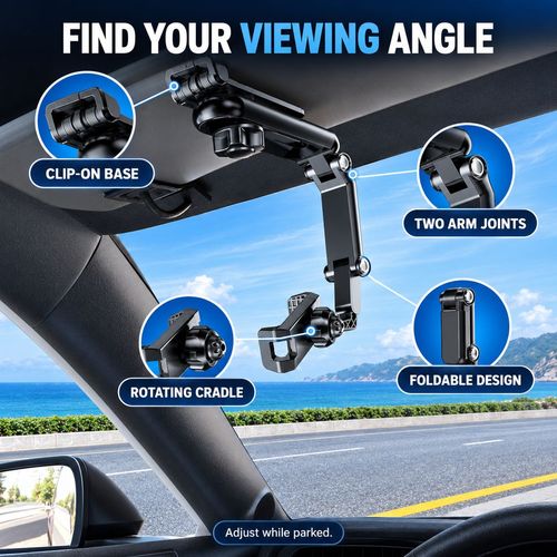 Adjustable Car Sun Visor Phone Holder