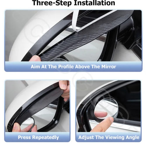 2-in-1 Car Rearview Mirror Accessory