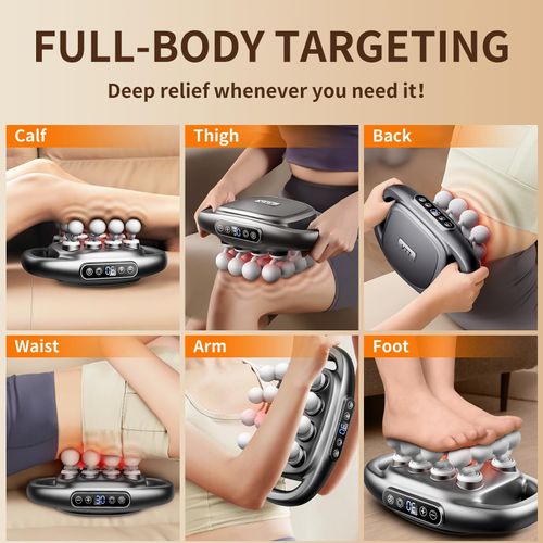 🔥Hot Seller🔥 Massage Gun Equipped with 16 Heads, Suitable for Different Body Muscle Groups
