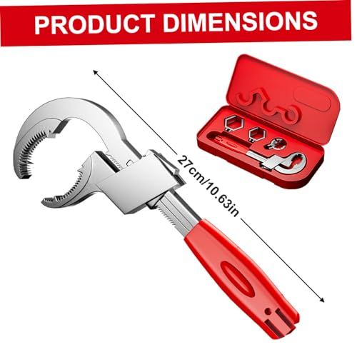 Multifunctional Plumbing Wrench Adjustable Spanner Hardware Tool, Adjustable Jaw Pipe Repair Wrench with Strong Steel Body, Ergonomic Handle, Compact Design, Local Shipping, COD Free Shipping, Pay on Delivery