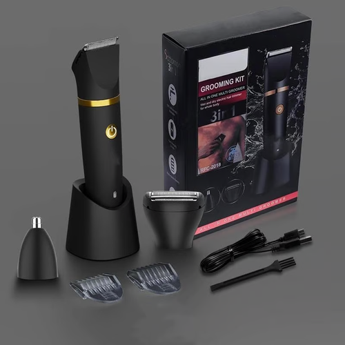💥 3 in 1 Electric Body Hair Trimmer for Men