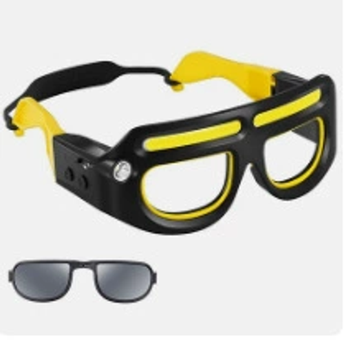 USB Rechargeable Sensor Headlamp, Waterproof Mini Glasses Light for Night Fishing & Camping in Nigeria - Long Battery Life