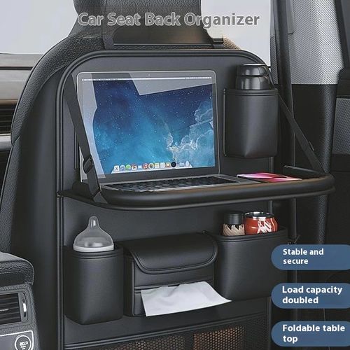 ⚡⚡Upgraded Car Seat Storage Bag with Small Table Tray 🚗
