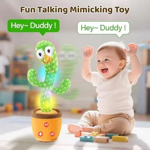 💖Custom Dancing Cactus Toy Singing Talking Record Electric Cactus Toy 🌵🎁