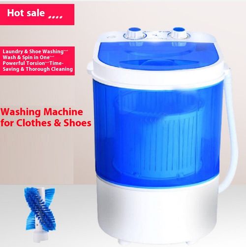 Can wash jeans👖！Can wash shoes👟！4.5KG capacity little washing machine ​👕👗👚