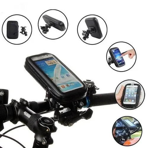 Waterproof Mobile Phone Holder for Bicycles and Motorcycles