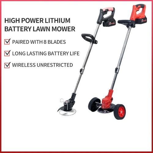 3-in-1🔥Electric lawn mower（2 high-capacity 48V batteries）