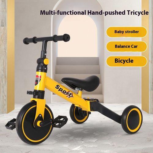 Balance Bike Tricycle For Kids 3-in-1 Multi-Functional Convertible Scooter 👶🚲